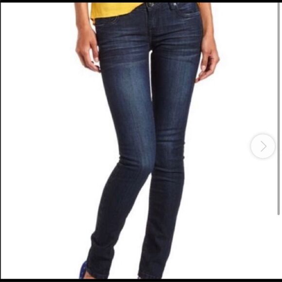 Glam Refuge Ultra Skinny Dark Wash Jeans 8R - Picture 1 of 16